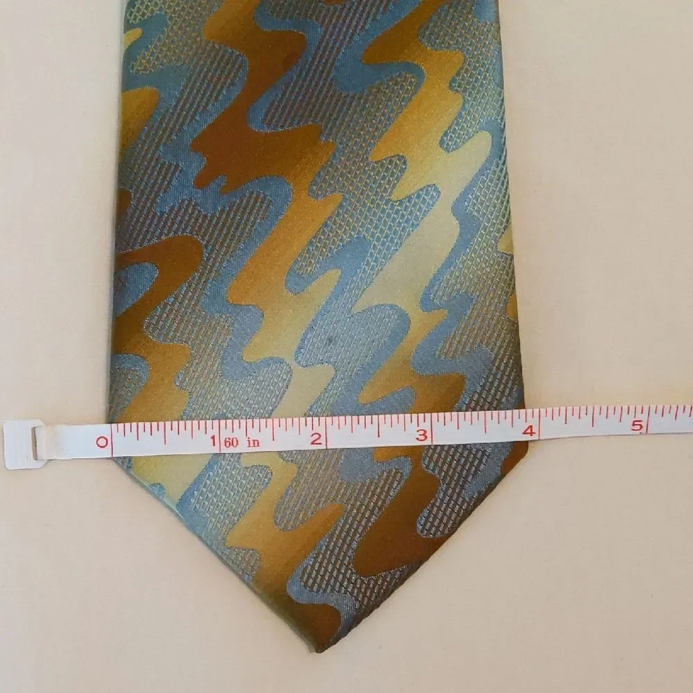 Wembley Squiggle Tie Mens Retro Vintage